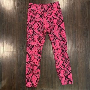 JoyLab snakeskin print leggings